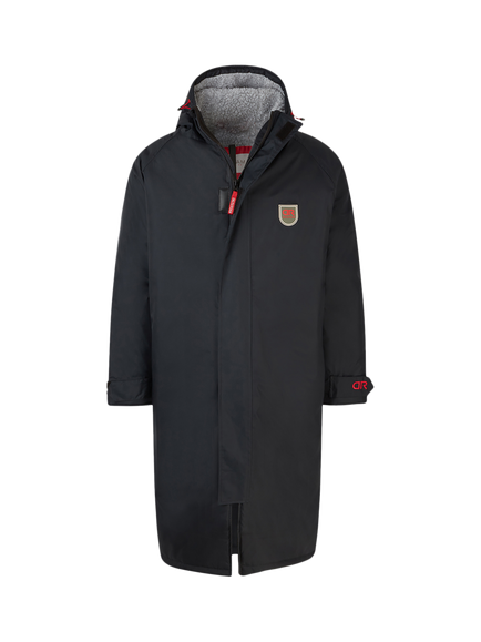 Delta Roam Beaumont Unisex Waterproof Robe, Anthracite Black, Anthracite Black