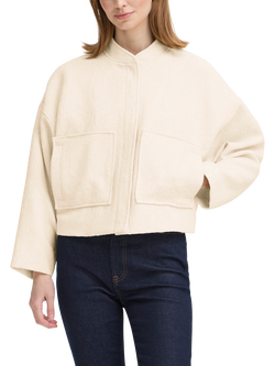ICHI IhFapora Cropped Jacket, Birch, Birch