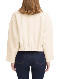 ICHI IhFapora Cropped Jacket, Birch - view 2, Birch