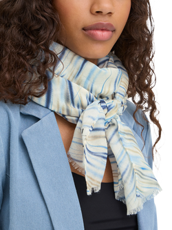 ICHI Ianja Scarf, Nebulas Blue - view 2, Nebulas Blue