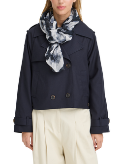 ICHI Anita Abstract Scarf, Black - view 2, Black