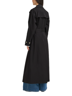 ICHI Ihgilana Oversized Trench Coat, Black - view 2, Black