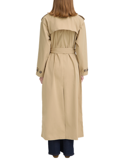 ICHI Ihgilana Oversized Trench Coat, Cornstalk - view 2, Cornstalk