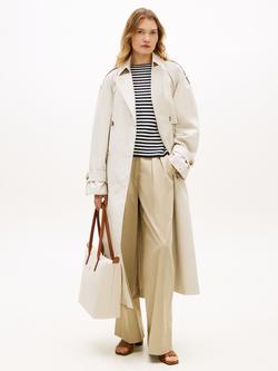 Tommy Hilfiger Popette Tote Bag - view 2, Cream/Brown