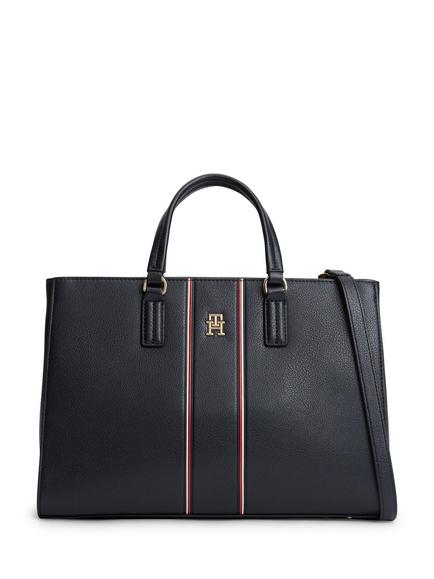 Tommy Hilfiger Daily Signature Crossbody Satchel, Navy, Navy