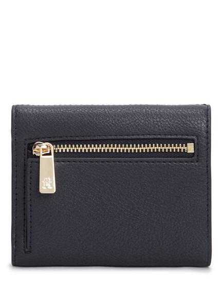Tommy Hilfiger Icon Signature Trifold Purse, Dark Blue - view 2, Dark Blue