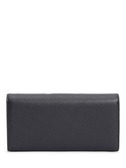 Tommy Hilfiger Icon Signature Flap Purse, Dark Blue - view 2, Dark Blue