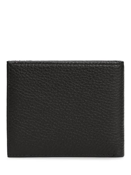Tommy Hilfiger Central Leather Billfold Mini Wallet, Black - view 2, Black