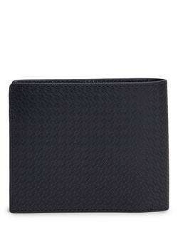 Tommy Hilfiger Embossed Leather Wallet, Dark Blue - view 2, Dark Blue