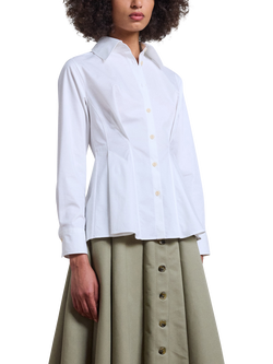 palmer//harding Long Sleeve Contour Shirt, White - view 2, White