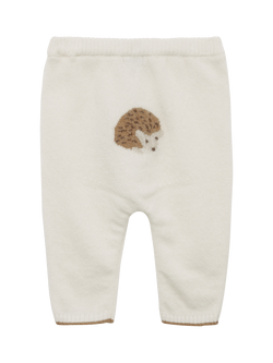 Trotters Baby Wool Blend Prickles Hedgehog Leggings, Offwt, Offwt