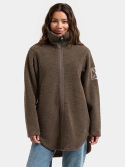 Didriksons Umi Pile Fleece Jacket, Dark Mocha