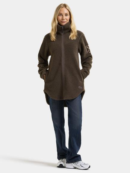 Didriksons Umi Full-Zip Pile Fleece Jacket - view 2, Dark Mocha