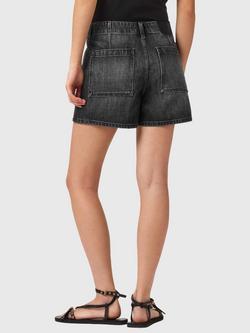 AllSaints Tay Denim Shorts, Black - view 2, Black