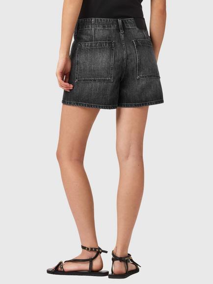 AllSaints Tay Denim Shorts, Black - view 2, Black