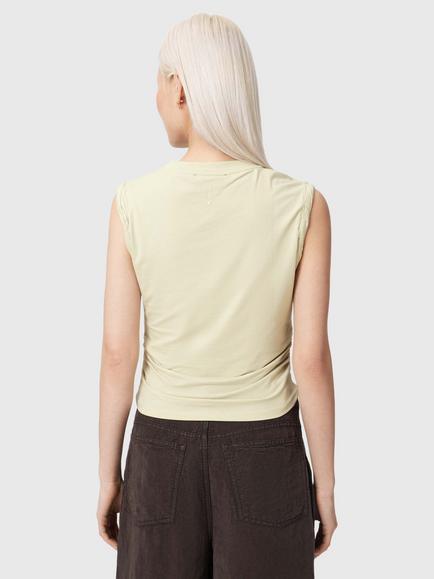 AllSaints West Slim Fit Sleeveless Top - view 2, Green