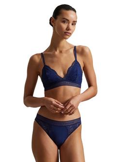 Polo Ralph Lauren Love Collection Lace Bralette, Navy, Navy