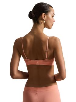 Polo Ralph Lauren Shadow Stripe Triangle Bralette, Soft Citrine - view 2, Soft Citrine