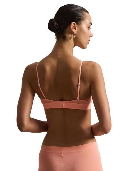 Polo Ralph Lauren Shadow Stripe Triangle Bralette, Soft Citrine - view 2, Soft Citrine