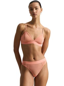 Polo Ralph Lauren Shadow Stripe Thong, Soft Citrine, Soft Citrine