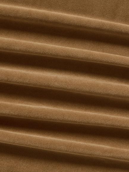 John Lewis Matte Velvet Pair Blackout Lined Eyelet Curtains - view 2, Cinder