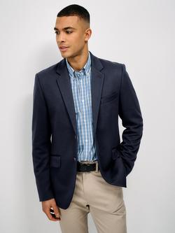 Crew Clothing Stretch Jersey Blazer, Navy, Navy