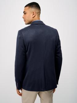 Crew Clothing Stretch Jersey Blazer, Navy - view 2, Navy
