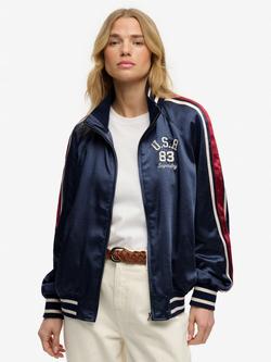 Superdry Suika Track Jacket, Richest Navy, Richest Navy