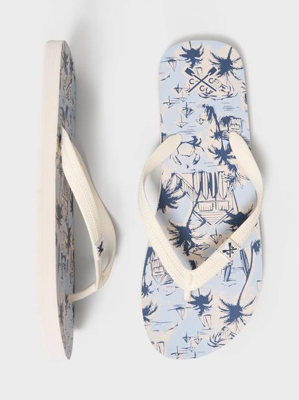 Crew Clothing Flip-Flops, Light Blue - view 2, Light Blue