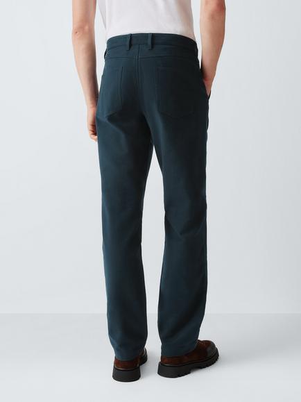 John Lewis Moleskin Trousers, Navy - view 2, Navy