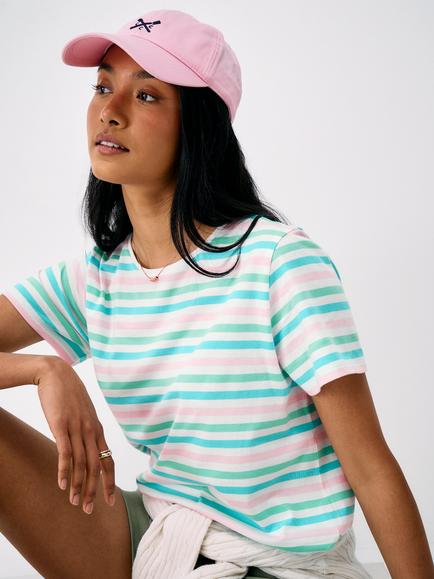 Crew Clothing Breton Cotton T-Shirt, Multi, Multi