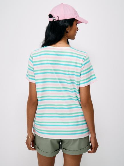 Crew Clothing Breton Cotton T-Shirt, Multi - view 2, Multi