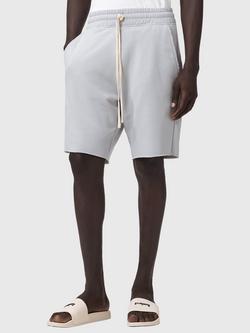 AllSaints Helix Straight Fit Sweat Shorts, Soft Ash Grey, Soft Ash Grey