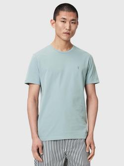 AllSaints Brace Crew Cotton T-Shirt, Salton Blue
