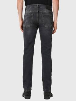 AllSaints Sid Ultra Mid Rise Jeans, Grey Black - view 2, Grey Black