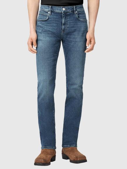 AllSaints Sid Slim Fit Mid Rise Jeans, Indigo Mid, Indigo Mid