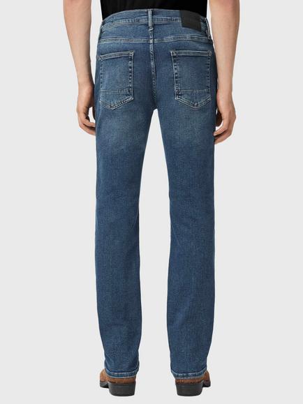 AllSaints Sid Slim Fit Mid Rise Jeans, Indigo Mid - view 2, Indigo Mid