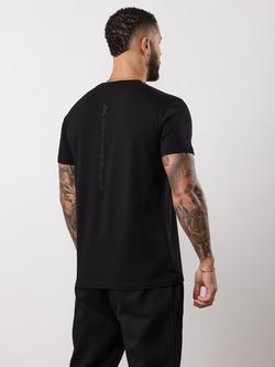 Gym King Stoic Cotton Rich Muscle Fit Short Sleeve T-Shirt - view 2, Volcanic Black