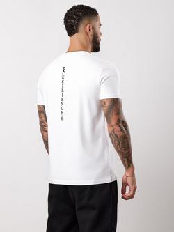 Gym King Stoic Cotton Rich Muscle Fit Short Sleeve T-Shirt - view 2, Ice White