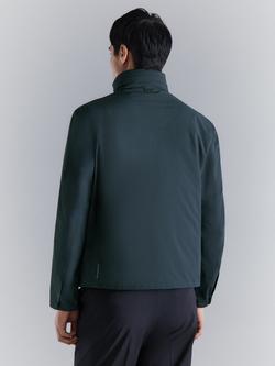 Mango Zip-Through Bomber Jacket, Navy - view 2, Navy