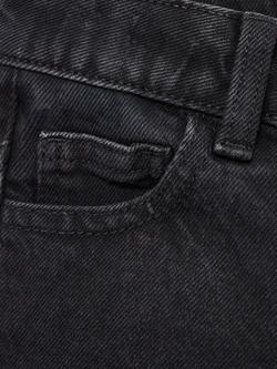 Mango Kids' Regular Fit Denim Jeans, Black - view 2, Black