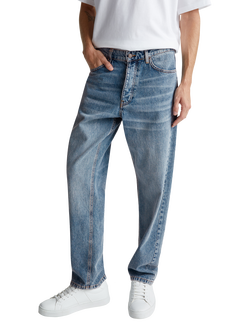 Benetton Loose Fit Denim Jeans, Light Blue, Light Blue