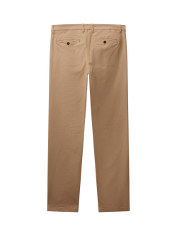 Benetton Cotton Slim Fit Chinos - view 2, Beige