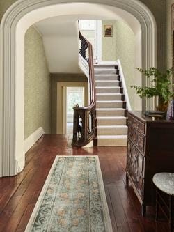 Ruggable x Morris & Co. Pimpernel Rug, Jade - view 2, Jade