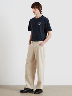 Farah Sambrano Archive Reinforced Canvas Trousers, Ecru - view 2, Ecru