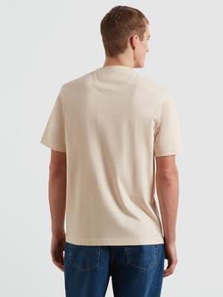 Farah Cotton Regular Fit Short Sleeve T-Shirt - view 2, Birch Grey Marl