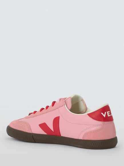 VEJA Volley Leather Trainers, Guimauve Pekin Eagle - view 2, Guimauve Pekin Eagle