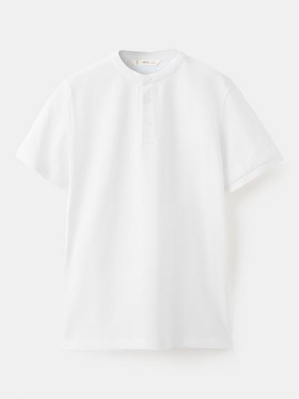 Mango Kids' Polo Shirt, White, White