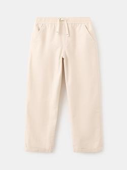 Mango Kids' Straight Fit Trousers, Sand