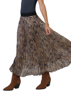 Traffic People Hera A Little Breeze Midi Skirt, Navy - view 2, Navy